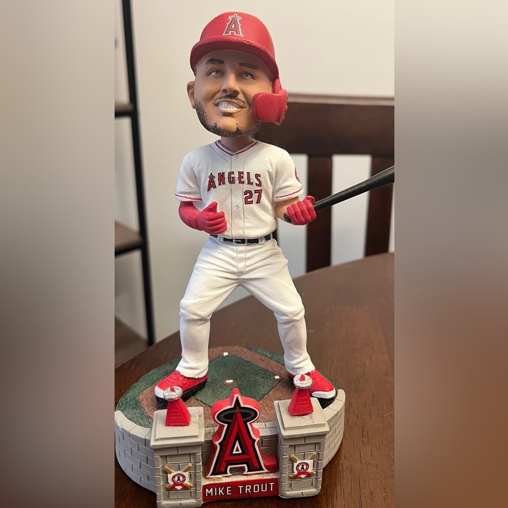 Mike Trout Angels Baseball Bobblehead